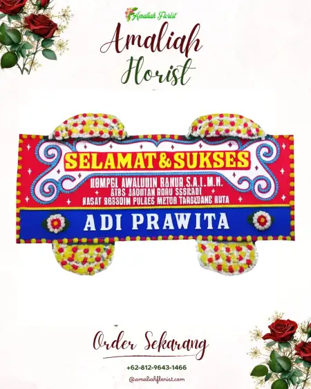 Papan Bunga Ucapan Selamat Beringin